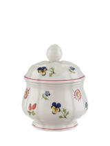 John Lewis Villeroy & Boch Petite Fleur Porcelain Sugar Pot & Lid, Multi- Buy online at McGrocer