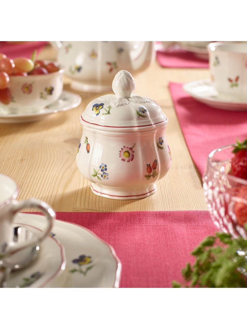 Villeroy & Boch Petite Fleur porcelain sugar pot, imported from the UK