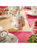 Villeroy & Boch Petite Fleur porcelain sugar pot, imported from the UK