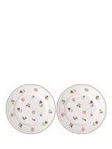 John Lewis Villeroy & Boch Petite Fleur Multi Porcelain Salad Plate, Set of 2, 22.5cm- Buy online at McGrocer