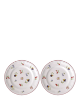 John Lewis Villeroy & Boch Petite Fleur Porcelain Tea Plates Set of 2 22cm Multi- Buy online at McGrocer