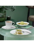 Villeroy & Boch Pura bone porcelain salad plate set of 2, imported from the UK