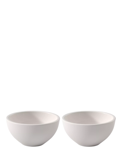 John Lewis Villeroy & Boch Artesano Porcelain Cereal Bowl Set of 2 14cm White- Buy online at McGrocer