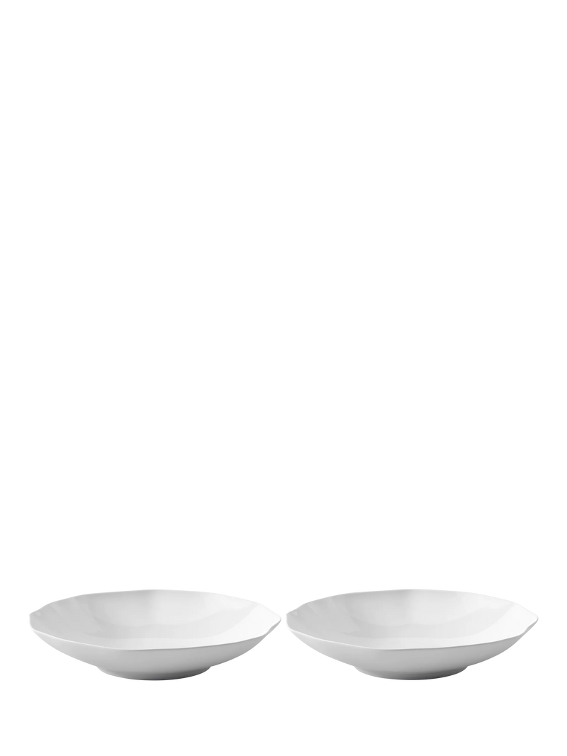 Villeroy & Boch bone porcelain pasta bowl set of 2 white, imported from the UK
