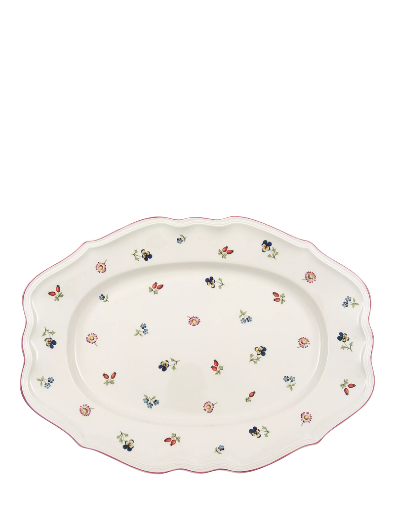Villeroy & Boch Petite Fleur porcelain oval platter 42.5cm - British product