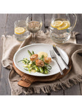 Villeroy & Boch dinnerware starter set 8 piece white, imported from the UK
