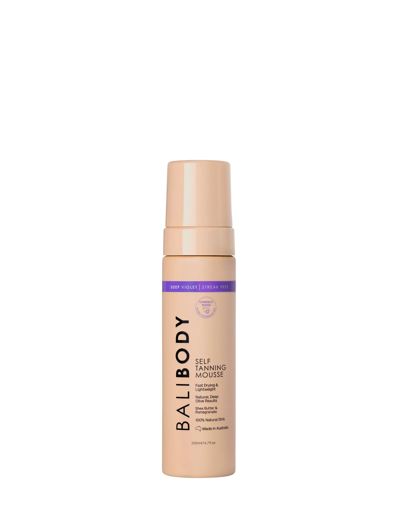 Bali Body self tanning mousse deep violet 200ml - British product