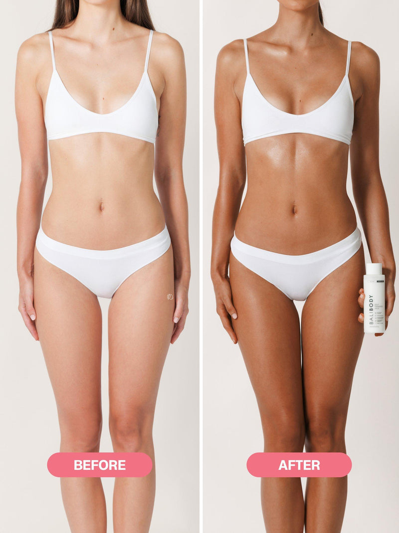 Bali Body self tan body milk 240ml bottle, UK version