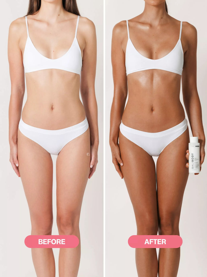 Bali Body self tan body milk 240ml bottle, UK version