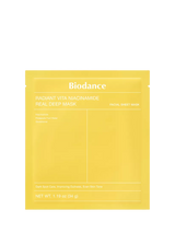 John Lewis Biodance Radiant Vita Niacinamide Real Deep Facial Sheet Mask x 4- Buy online at McGrocer