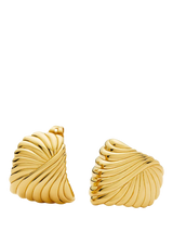 John Lewis Missoma Ridge Gold Stud Earrings- Buy online at McGrocer