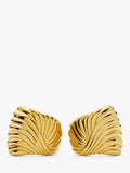 Missoma Ridge Studs gold earrings, UK version