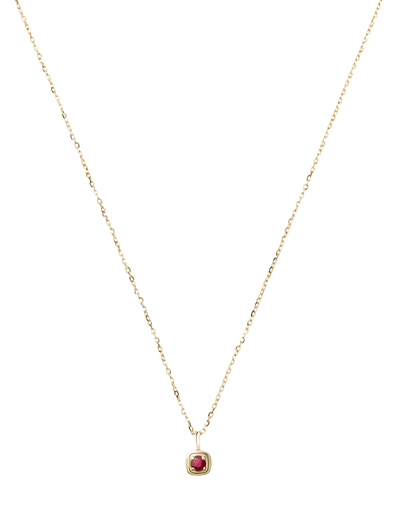 Missoma 14ct Yellow Gold Birthstone Pendant Necklace