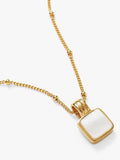 Missoma mother of pearl pendant necklace 45cm, UK version