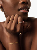 Missoma Fine Open Claw Diamond Ring 14ct gold - British product