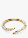 Missoma Fine Open Claw Diamond Ring 14ct gold - British product