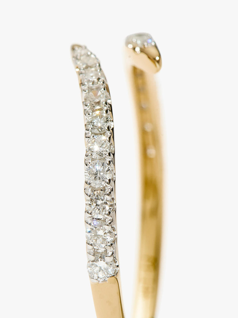 Missoma Fine Open Claw Diamond Ring 14ct gold - British product