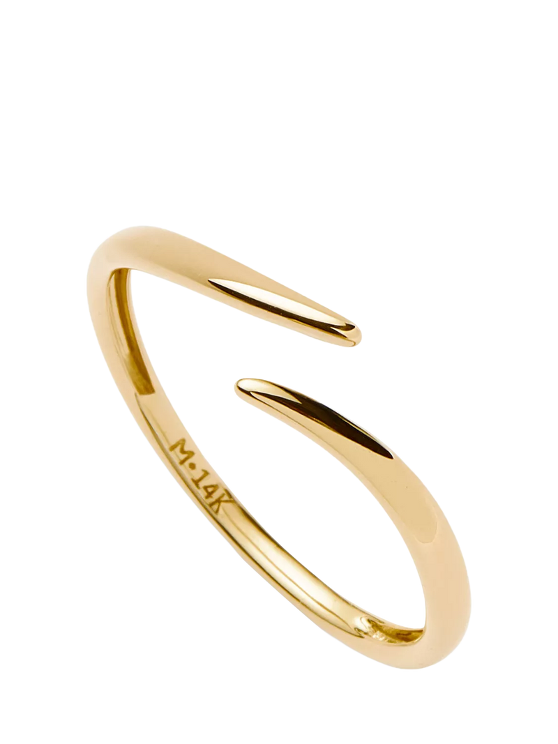 Missoma 14ct Yellow Gold Claw Ring