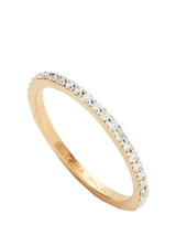 John Lewis Missoma 14ct Yellow Gold Diamond Half Eternity Ring- Buy online at McGrocer