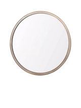 John Lewis Laura Ashley Harrington Round Metal Wall Mirror, 60cm, Antique Brass- Buy online at McGrocer