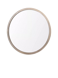 Laura Ashley round wall mirror antique brass 60cm, UK version