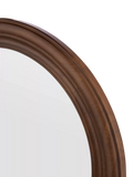 Laura Ashley round wall mirror 60cm dark stain, imported from the UK