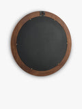 Laura Ashley round wall mirror 60cm dark stain, imported from the UK