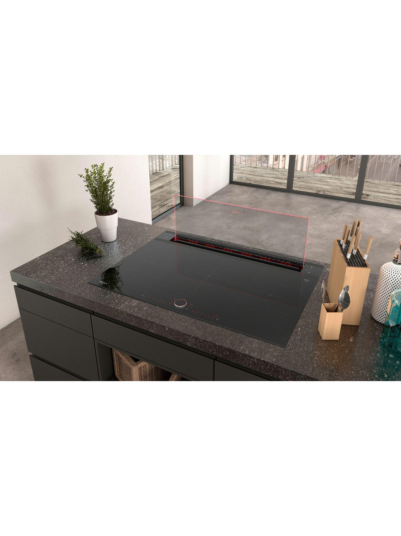 Neff downdraft cooker hood 90cm black glass (British brand)