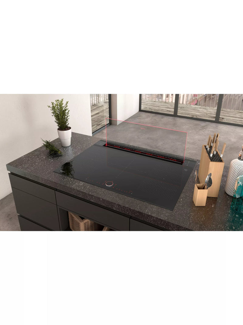 Neff downdraft cooker hood 90cm black glass (British brand)