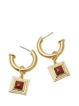 John Lewis Daisy London Jasper Drop Earrings Gold- Buy online at McGrocer