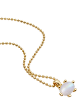 John Lewis Daisy London Moonstone Claw Necklace, Gold- Buy online at McGrocer