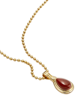 John Lewis Daisy London Gold-Plated Jasper Pendant Necklace- Buy online at McGrocer