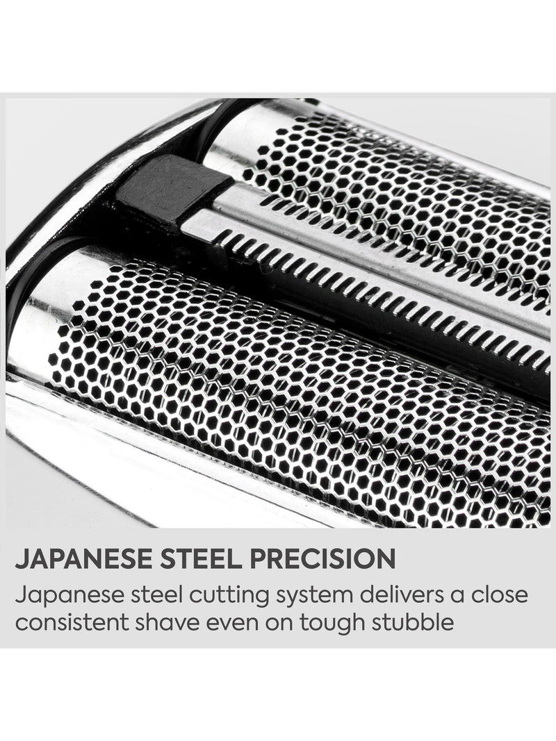 BaByliss Super-X double foil shaver silver, UK version