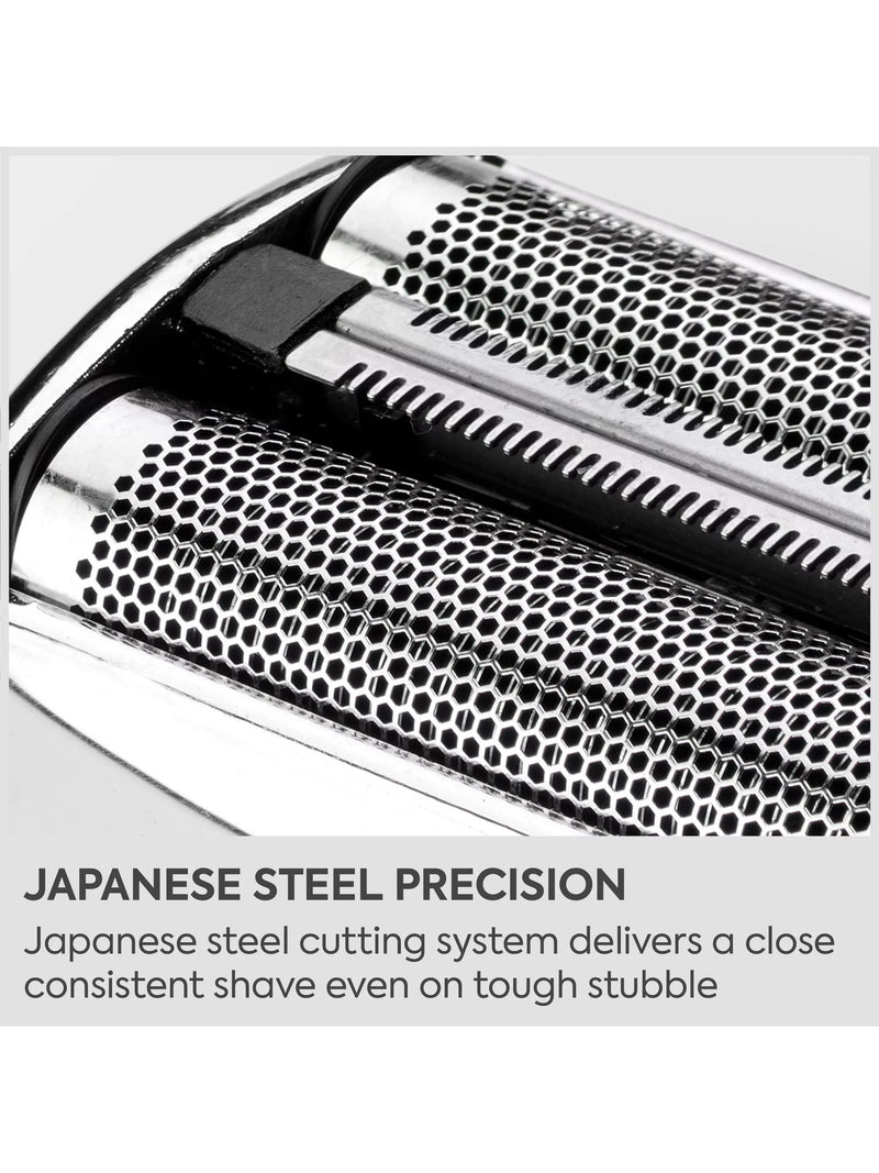 BaByliss Super-X double foil shaver silver, UK version