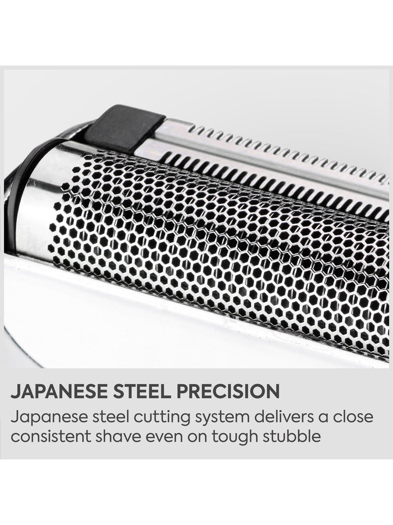 BaByliss Super-X single foil shaver silver, imported from the UK