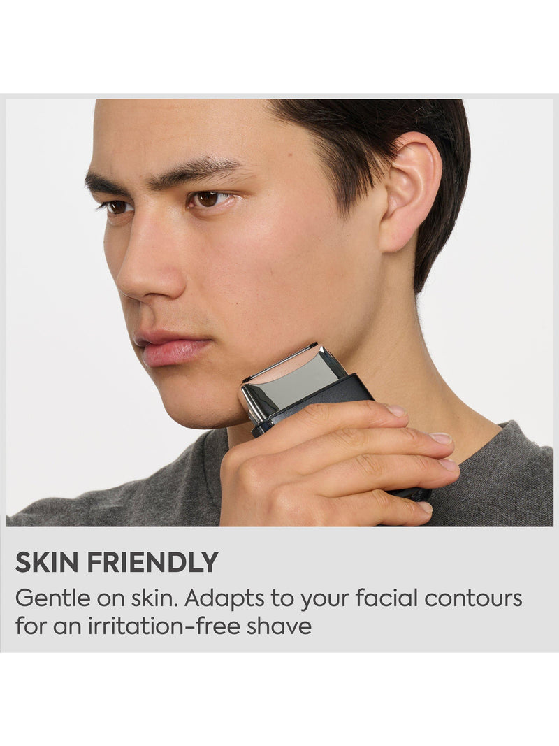 BaByliss Super-X single foil shaver silver, imported from the UK