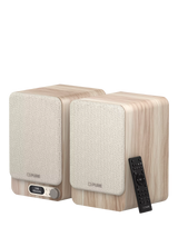 John Lewis Pure Classic Active DAB+/FM HiFi TV Bluetooth Stereo System, Cotton White/Oak- Buy online at McGrocer