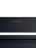 Haier 52cm canopy cooker hood black glass - British product