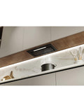 Haier 52cm canopy cooker hood black glass - British product