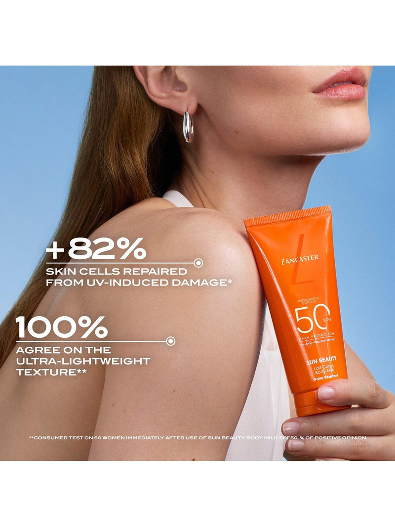 Lancaster sun body milk SPF 50 175ml, imported from the UK