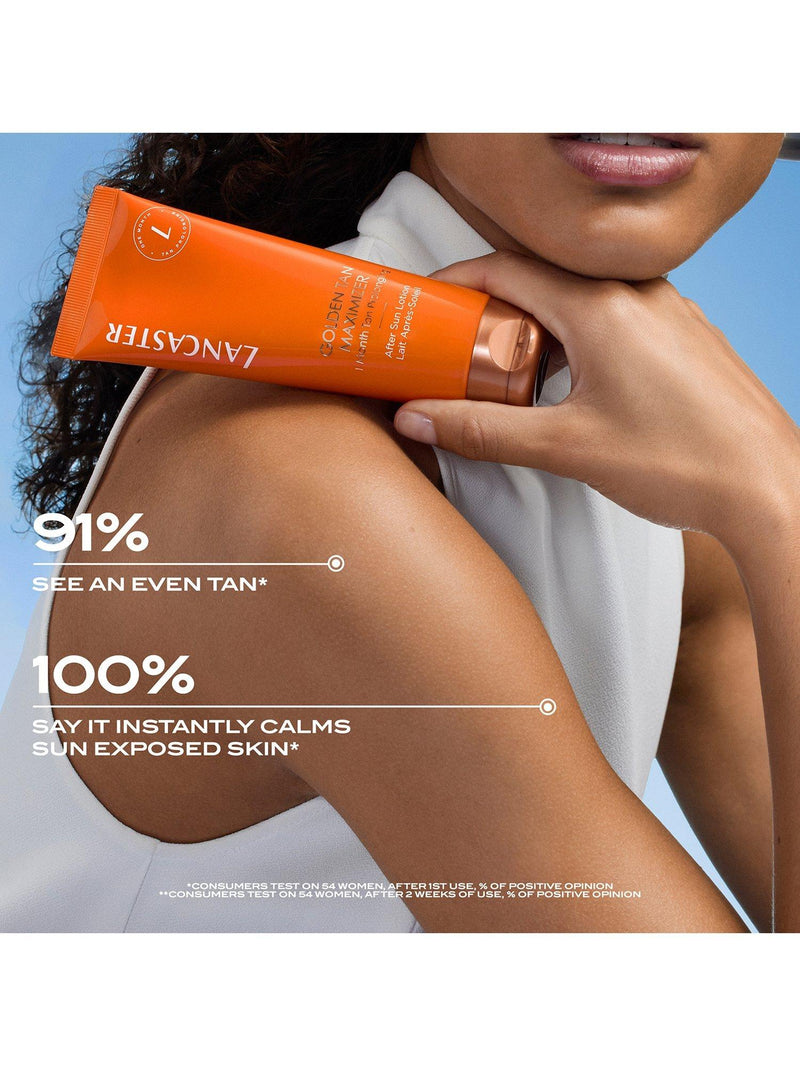 Lancaster Golden Tan Maximiser after sun lotion 250ml, imported from the UK