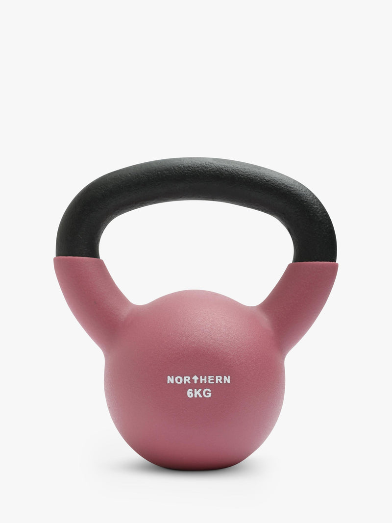 Northern Gym Equipment 6kg neoprene coated cast iron kettlebell, UK version