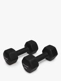 Northern Gym Equipment neoprene hex dumbbell black 6kg - British product