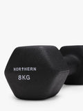 Northern Gym Equipment neoprene hex dumbbell 8kg, UK version