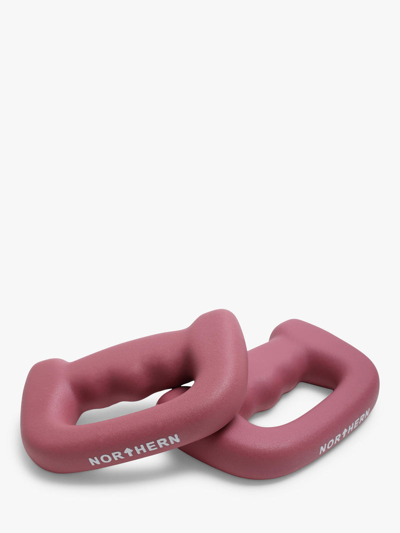 Northern Gym D-shaped dumbbells 2kg each - British product