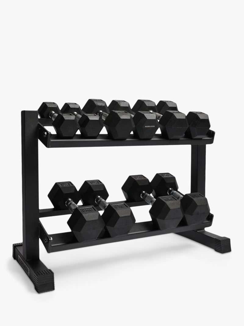 Northern Gym Equipment 2 tier dumbbell rack, imported from the UK
