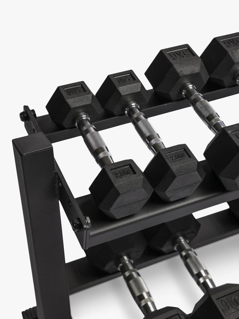 Northern Gym Equipment 2 tier dumbbell rack, imported from the UK
