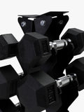 Northern Gym Equipment 5-tier dumbbell storage rack, imported from the UK