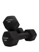 John Lewis Northern Gym Equipment Neoprene Hex Dumbbell 3kg Black- Buy online at McGrocer