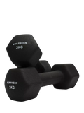 Northern Gym Equipment neoprene hex dumbbell 3kg black (British brand)